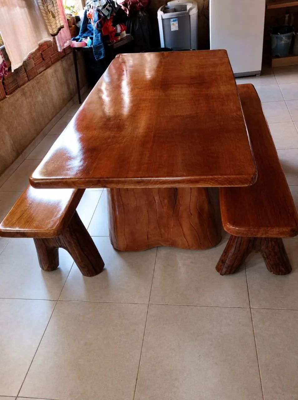 Mesa 2,5 com os dois bancos  - Foto 3