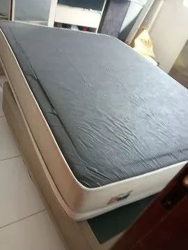 Cama box casal (base+colchão de molas). - Foto 3