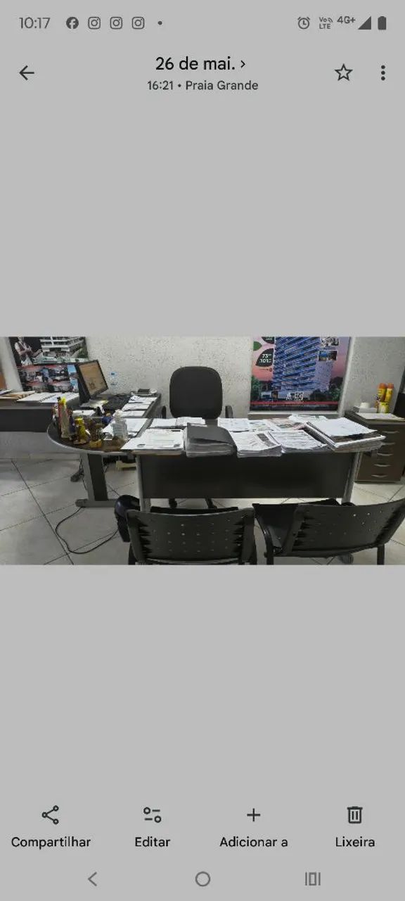 Mesa de escritório em L - Foto 2