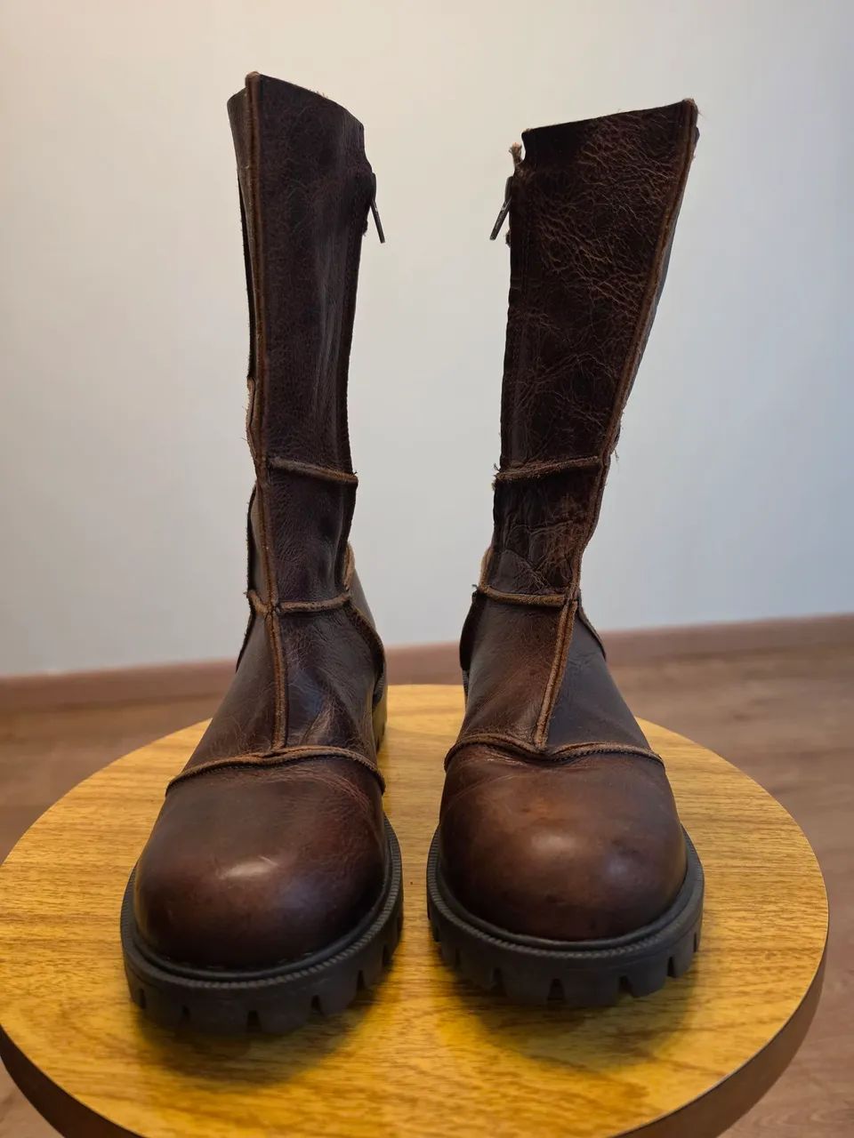 Bota de couro