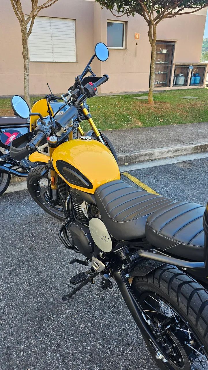 Triumph Scrambler 400XC com bx km - Foto 5