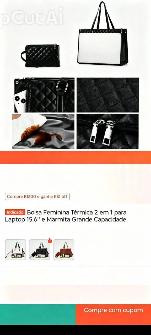 bolBolsa linda e perfeita já usada! - Foto 3