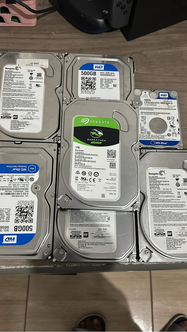 Hd de 1 tb e 500Gb443790355291842560