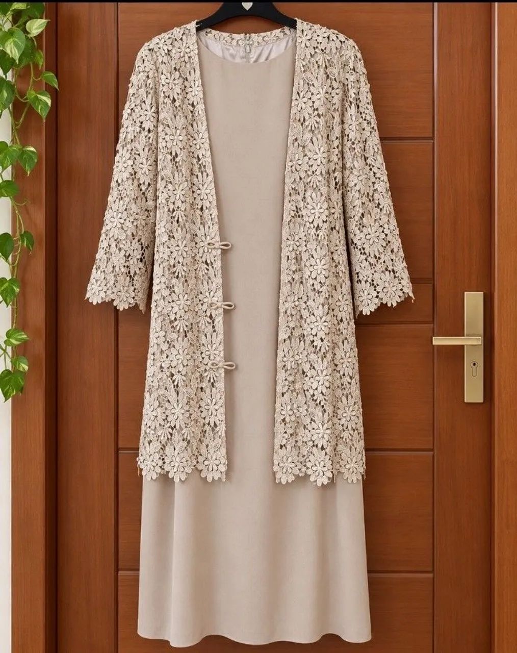 Vestido de festa de renda gripir