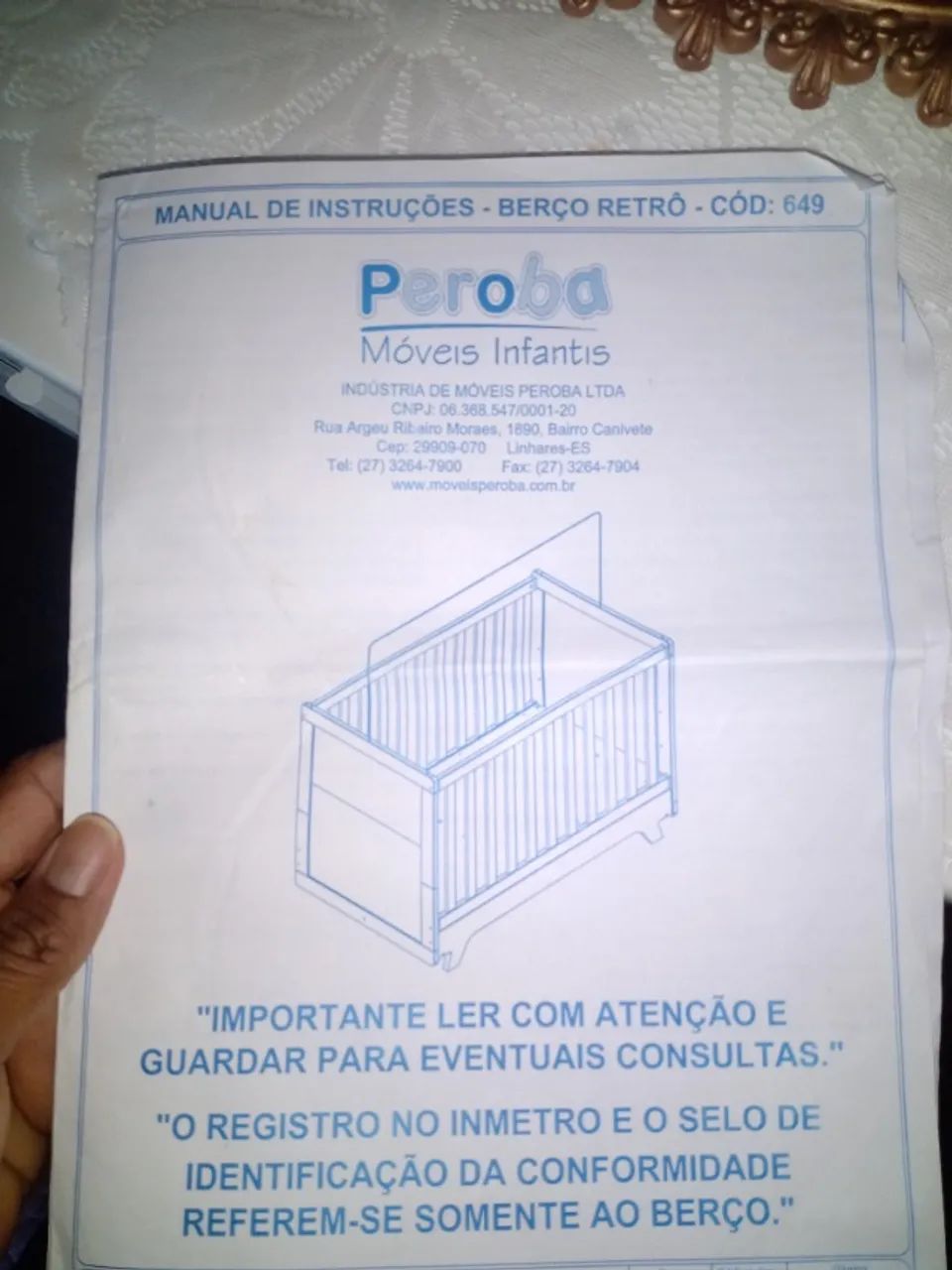 Berço retrô infantil  - Foto 3