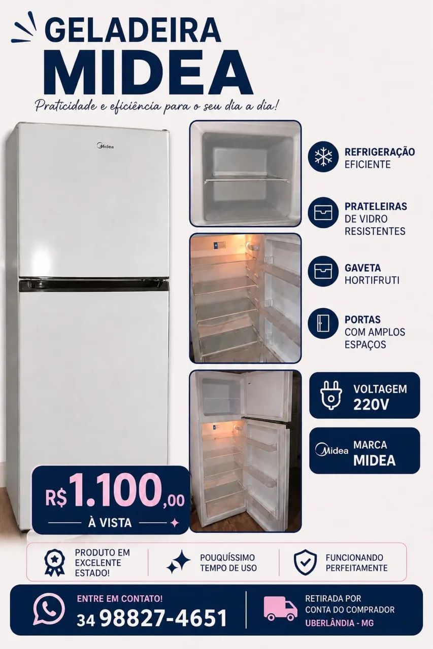 VENDO GELADEIRA NOVA!!