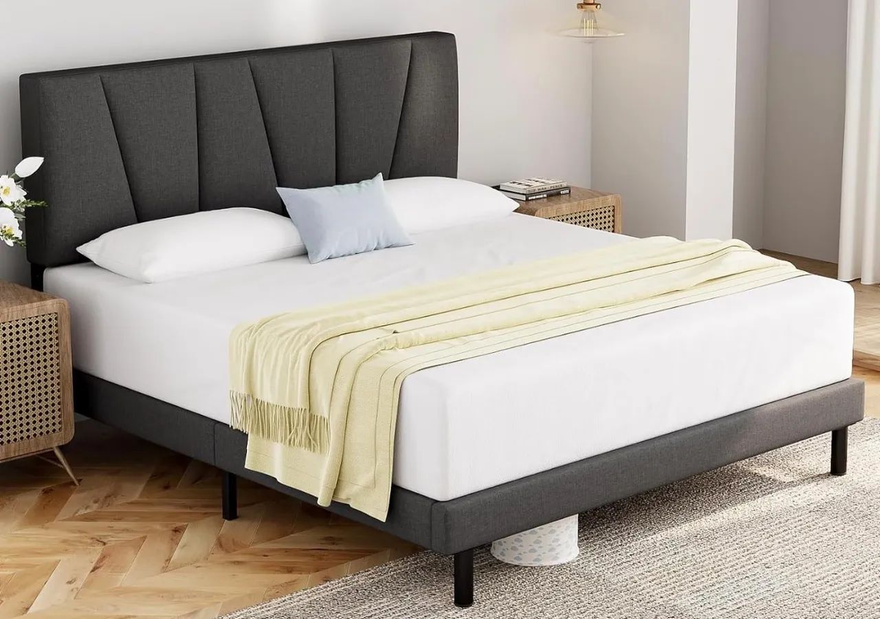 Cama king com 2 colchão emma  comprados na Alemanha  - Foto 5