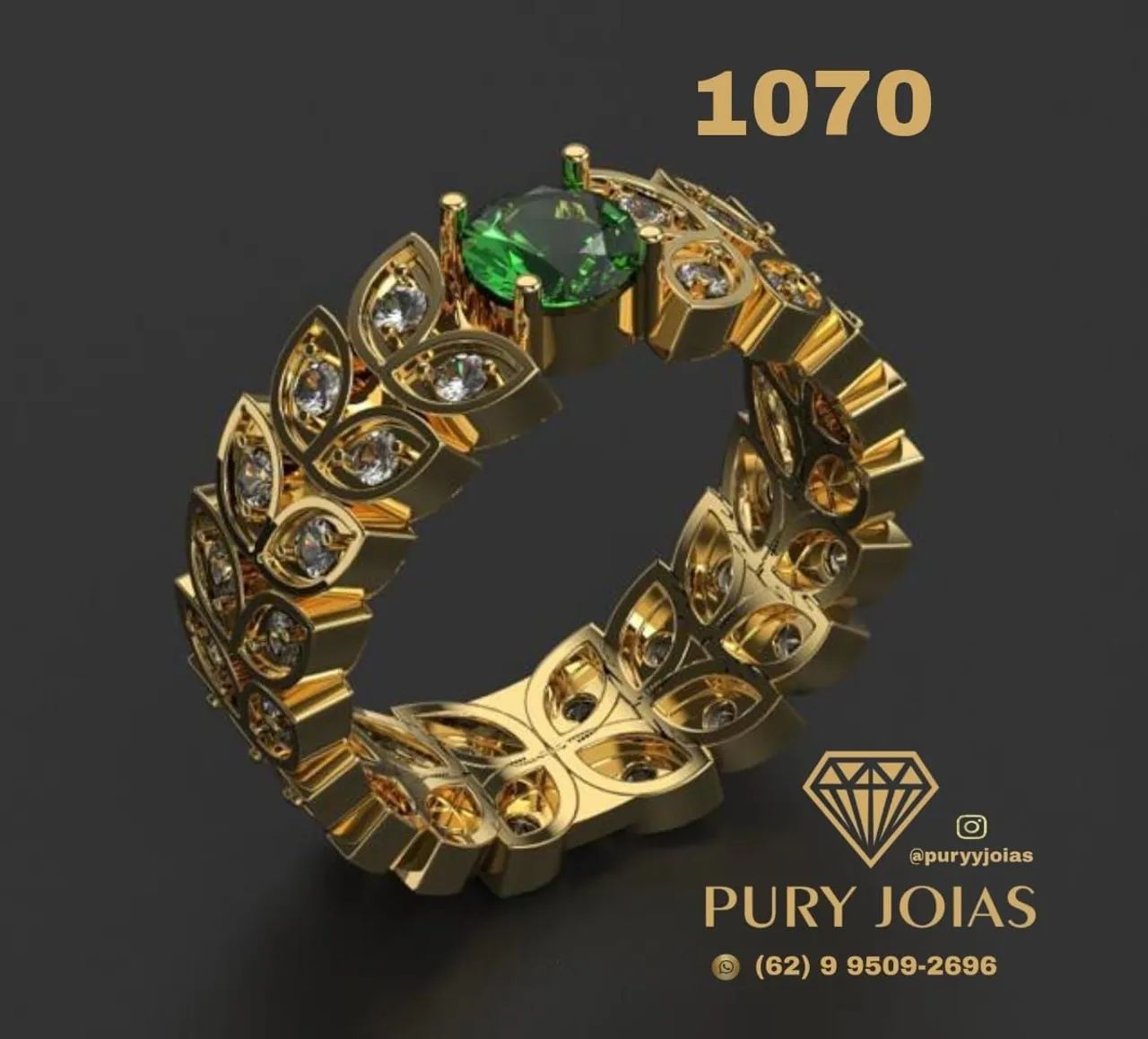 Anéis de Formatura Ouro 18 - Foto 3