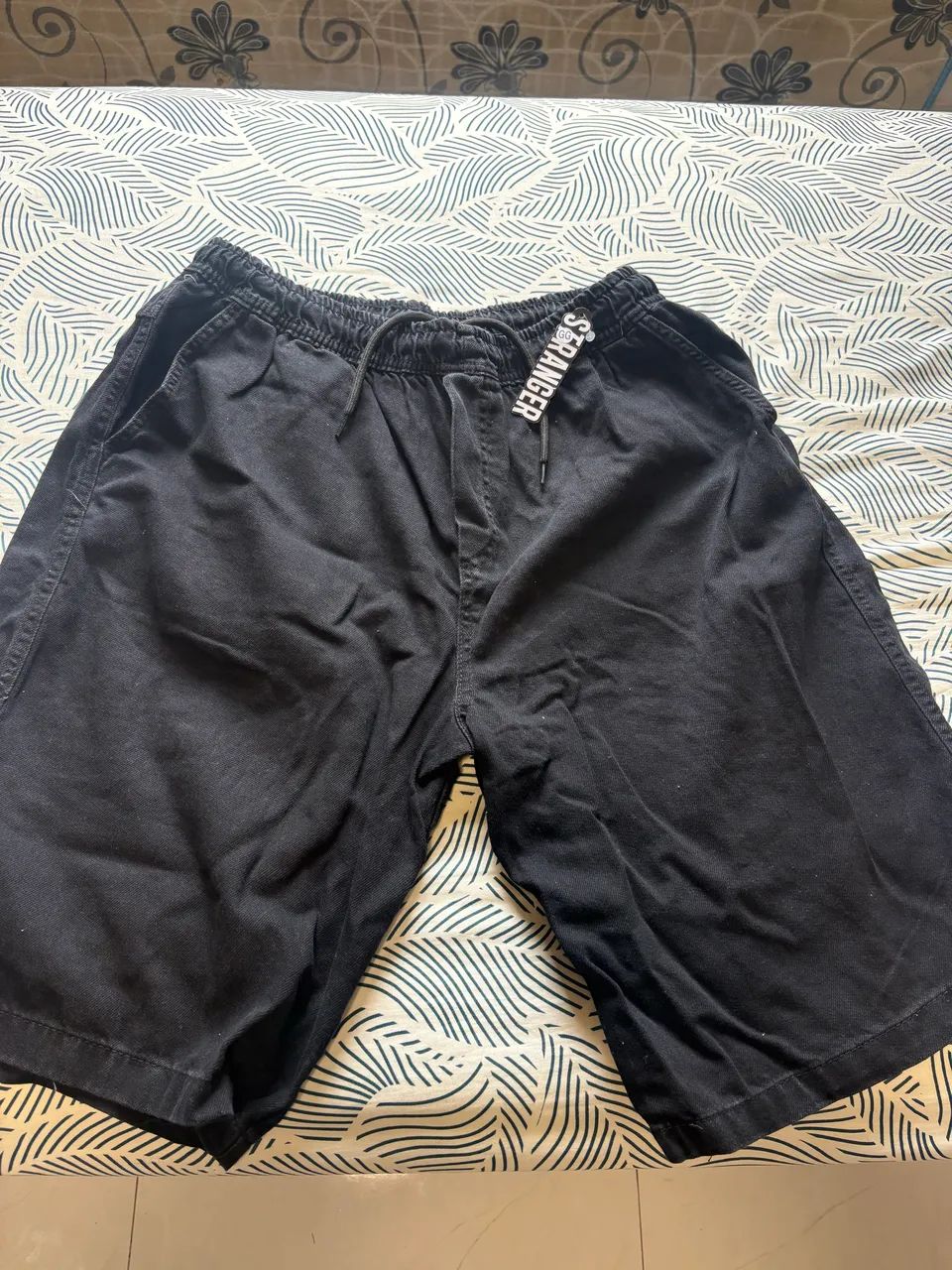 Bermuda Carpinteiro Jeans Stranger Black Jeans - Foto 3