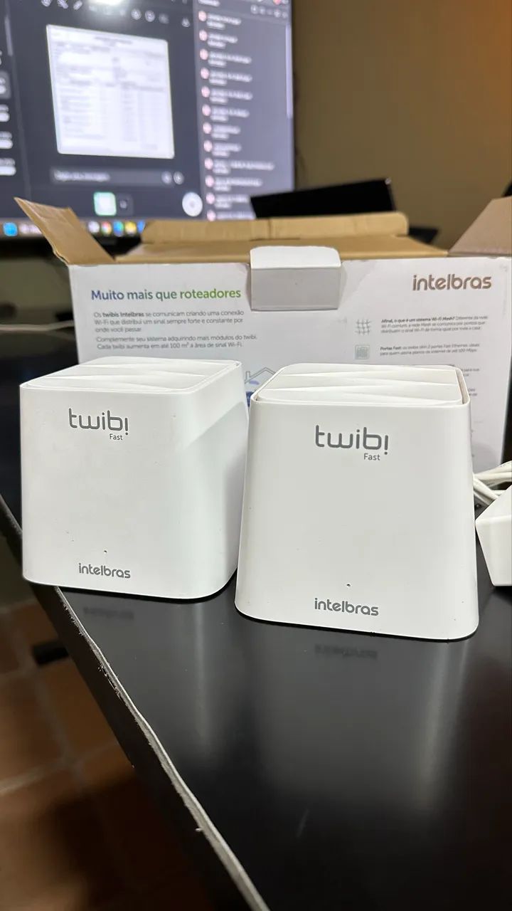 Kit Roteador Mesh Intelbras Twibi Fast Wi-Fi