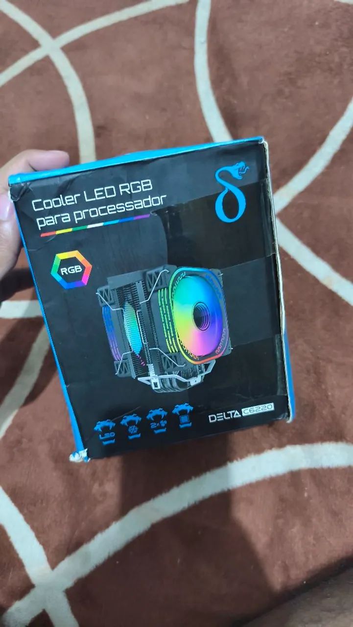 Cooler Led RGB para Processador - Foto 3