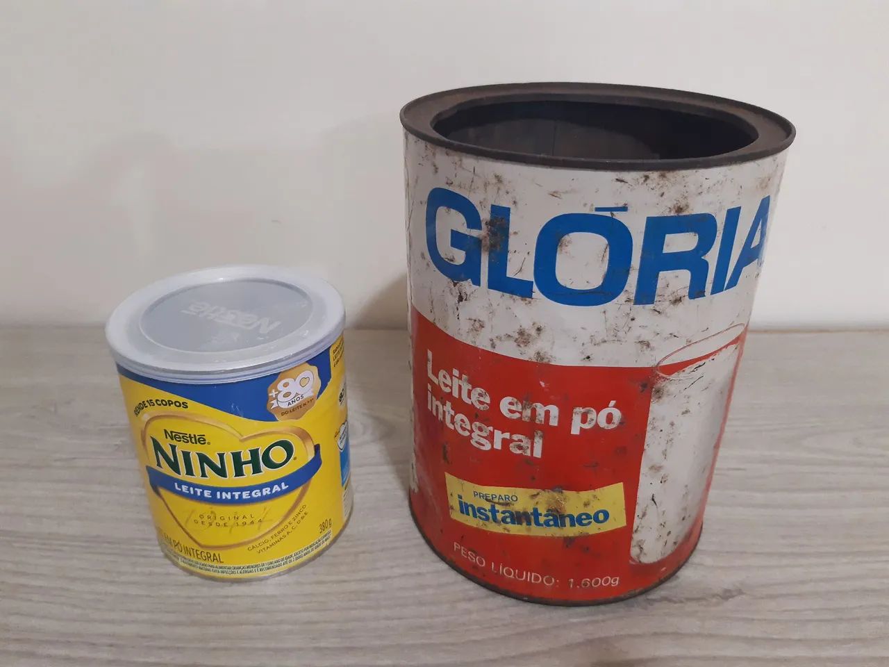 Antiga Lata Leite Glória - Foto 2