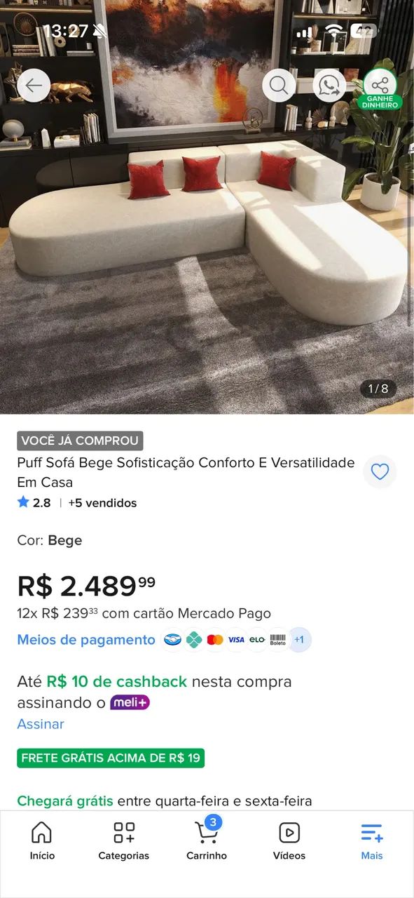 Sofa moderno - Foto 2