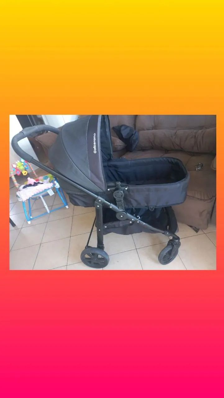Carrinho de bebê Moisés galzerano 
