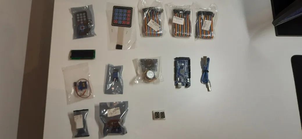 Kit Arduino Mega 2560 + Módulos + Servos + LCD + Motor de Passo