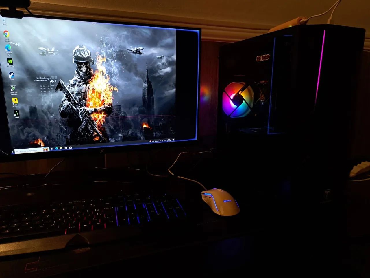 Pc Gamer Completo + Monitor de brinde  - Foto 3