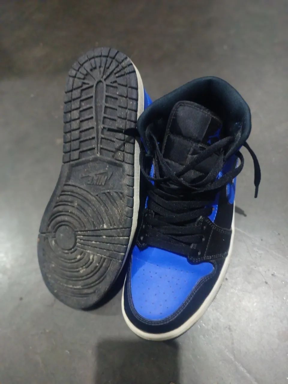  Air Jordan 1 Mid Hyper Royal - Foto 3