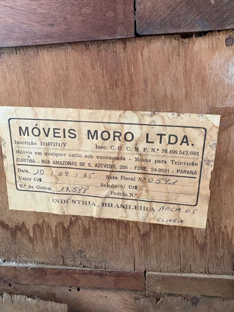 Conjunto 2 Buffets Antigos Móveis Moro - Década de 70 - Curitiba - Foto 3