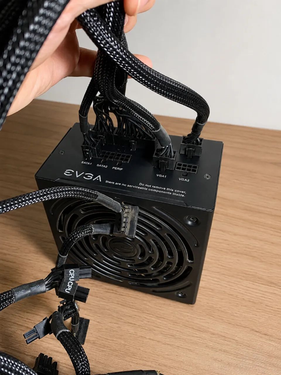 Fonte EVGA 650W 80 plus bronze - Foto 5