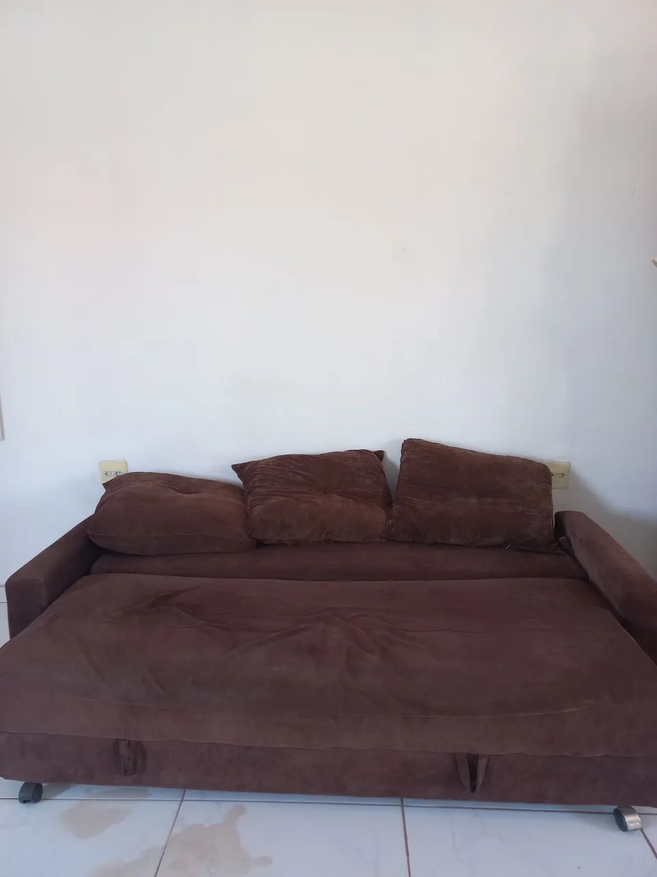 Vendo sofá cama usado,funcionando. - Foto 2