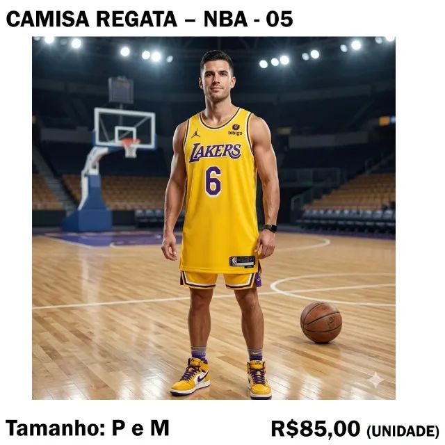 Camisa de Basquete - Foto 2