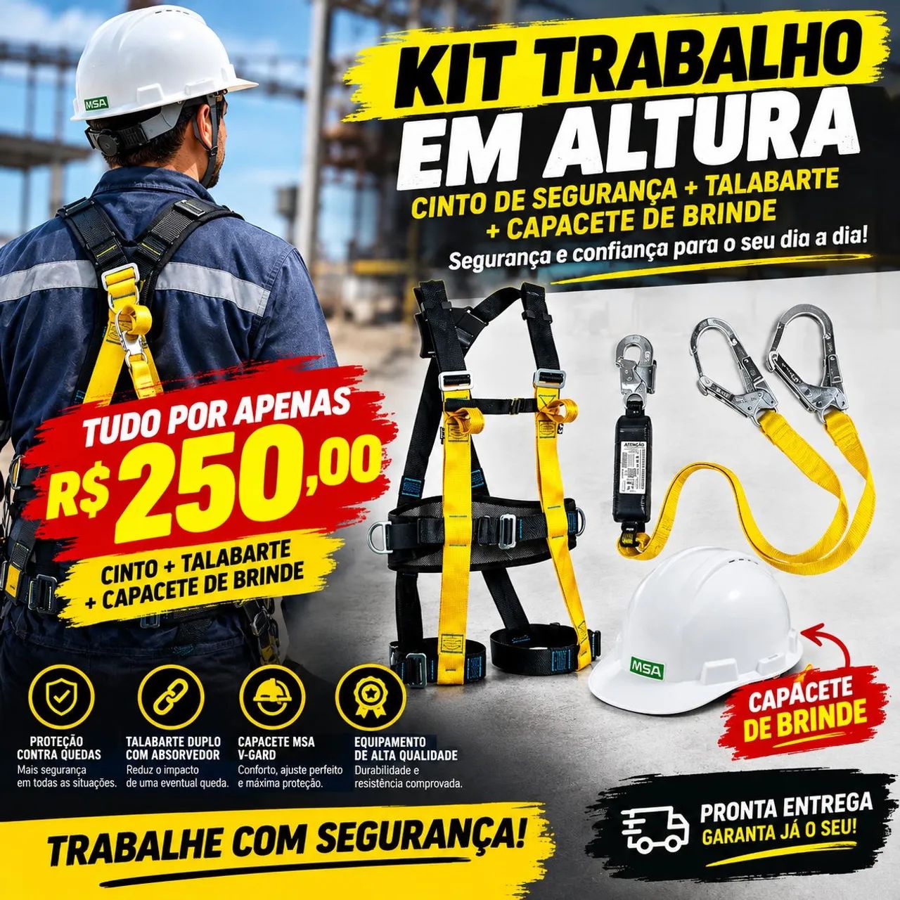 Kit trabalho em altura