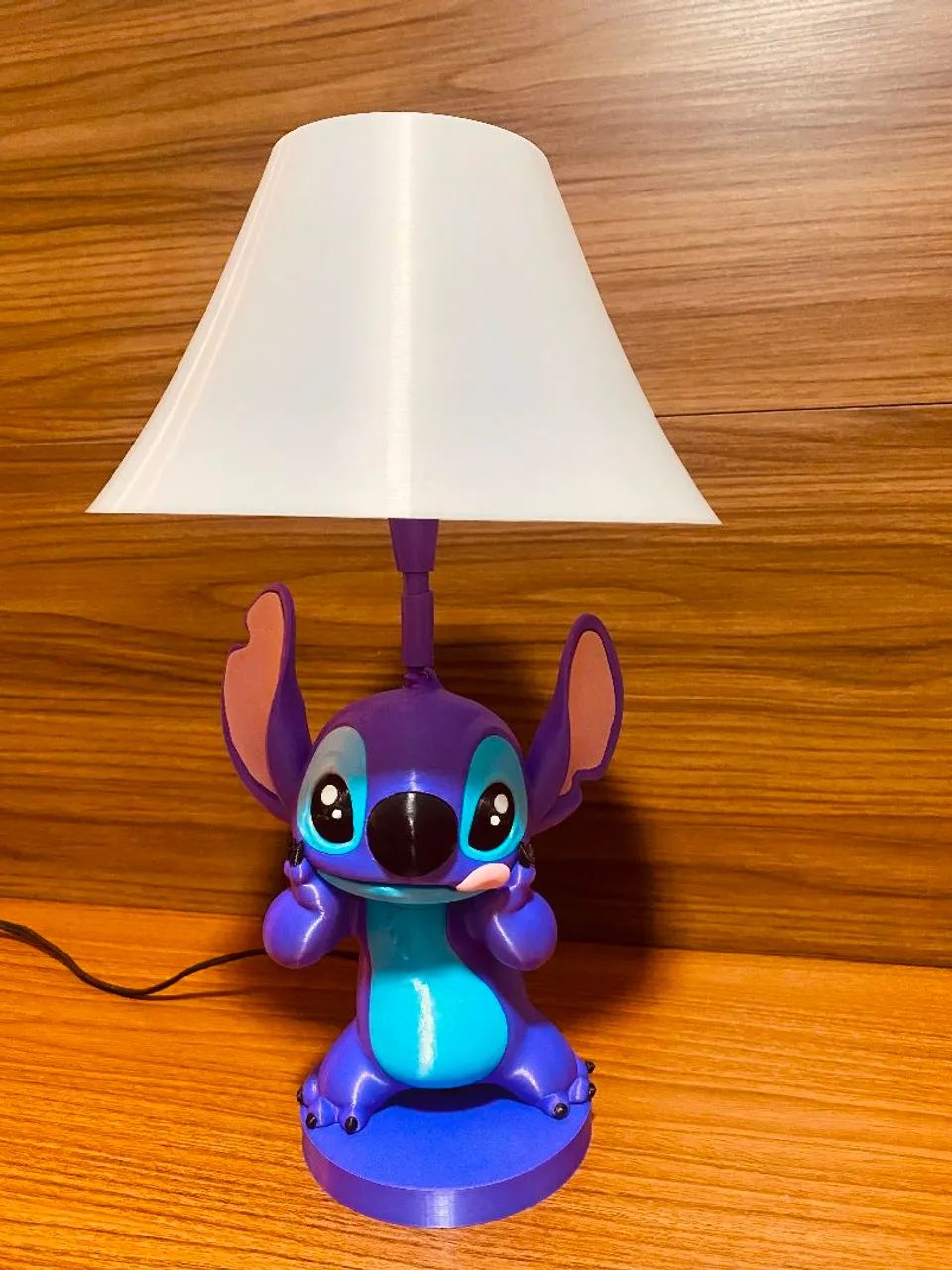 Luminária Bajur Infantil Stitch  - Foto 3