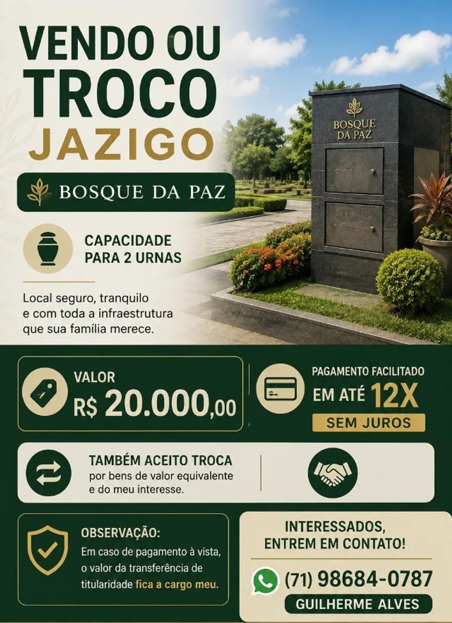 Jazigo - Bosque da Paz - Foto 2