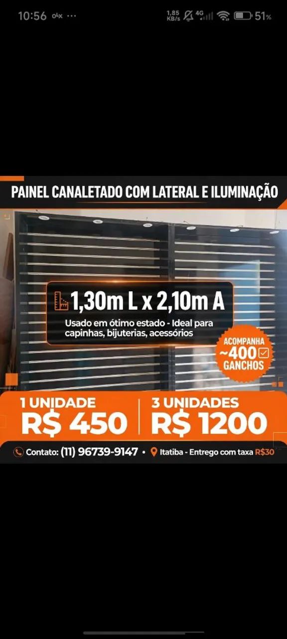 Expositor canaletado 