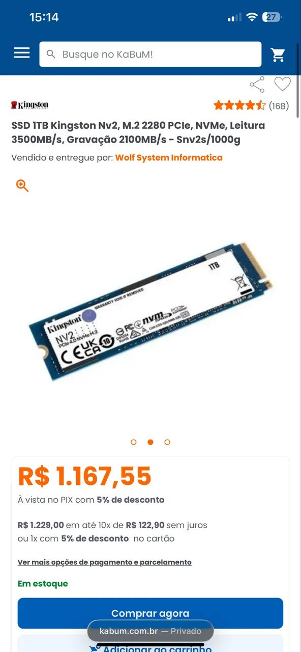 Notebook ASUS TUF Gaming F15 + Upgrade - Foto 5