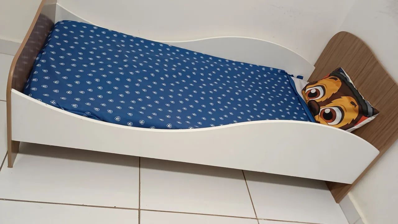 Cama infantil com colchão  - Foto 3