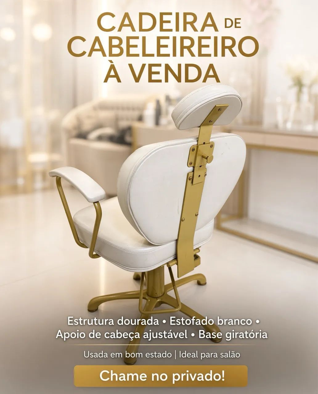 Cadeira de cabelereiro