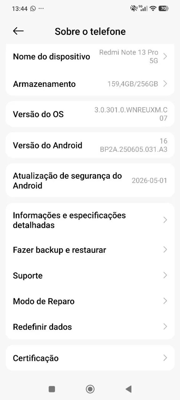 Celular Xiomi Redmi Note 13 Pro 5g  - Foto 5