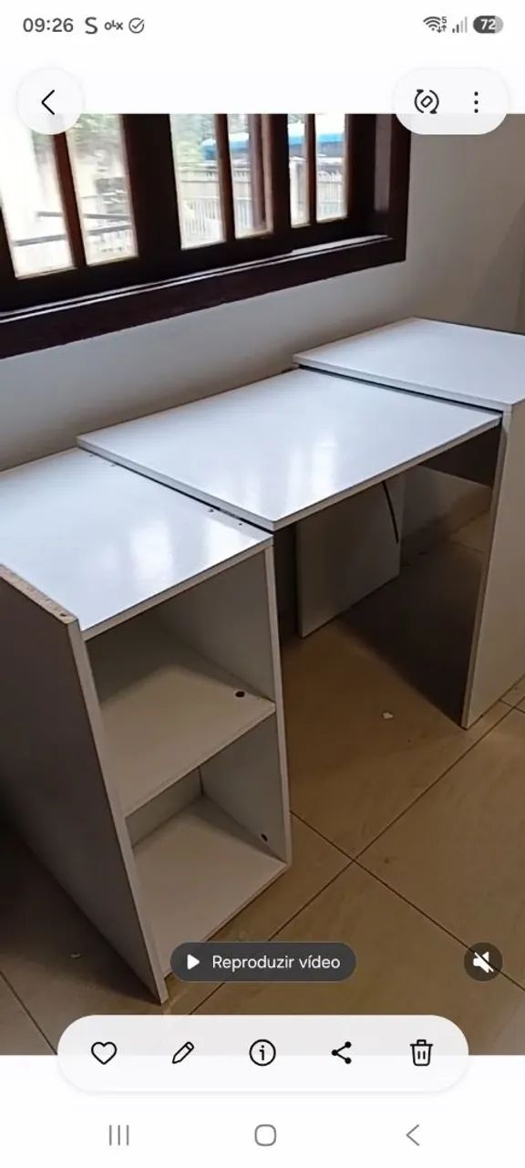 Mesa multiuso retrátil