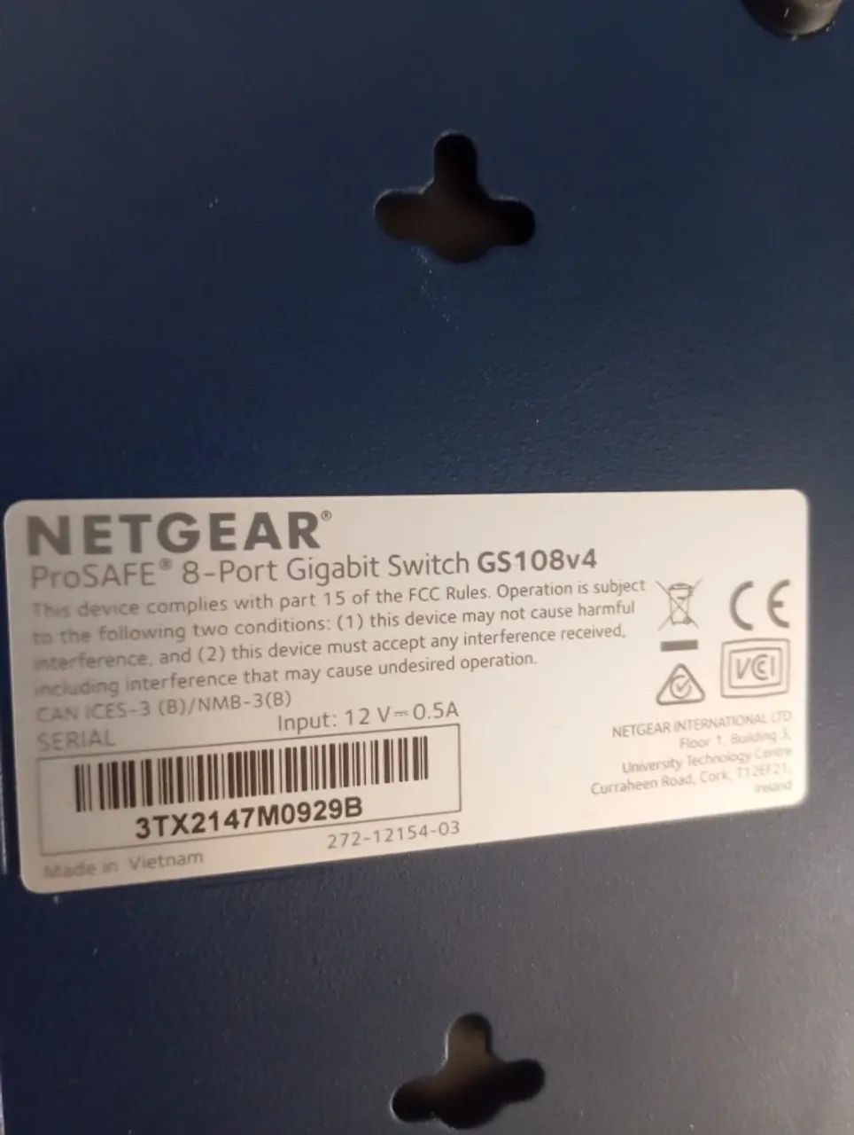 Switch Gigabit Netgear Prosafe GS108 v4 - Foto 2