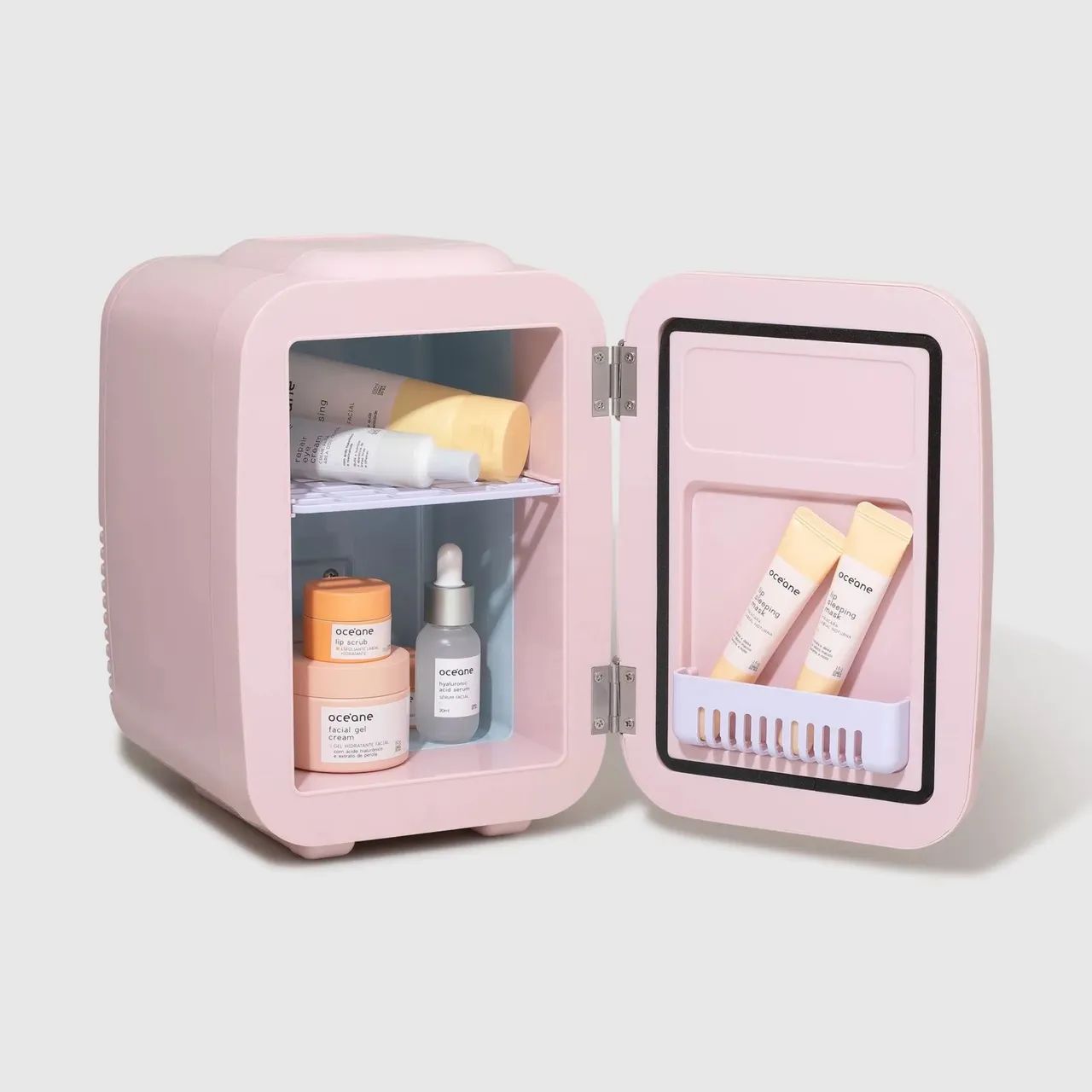 Mini Geladeira para Skincare Oceane 4L - Rosa | Seminova