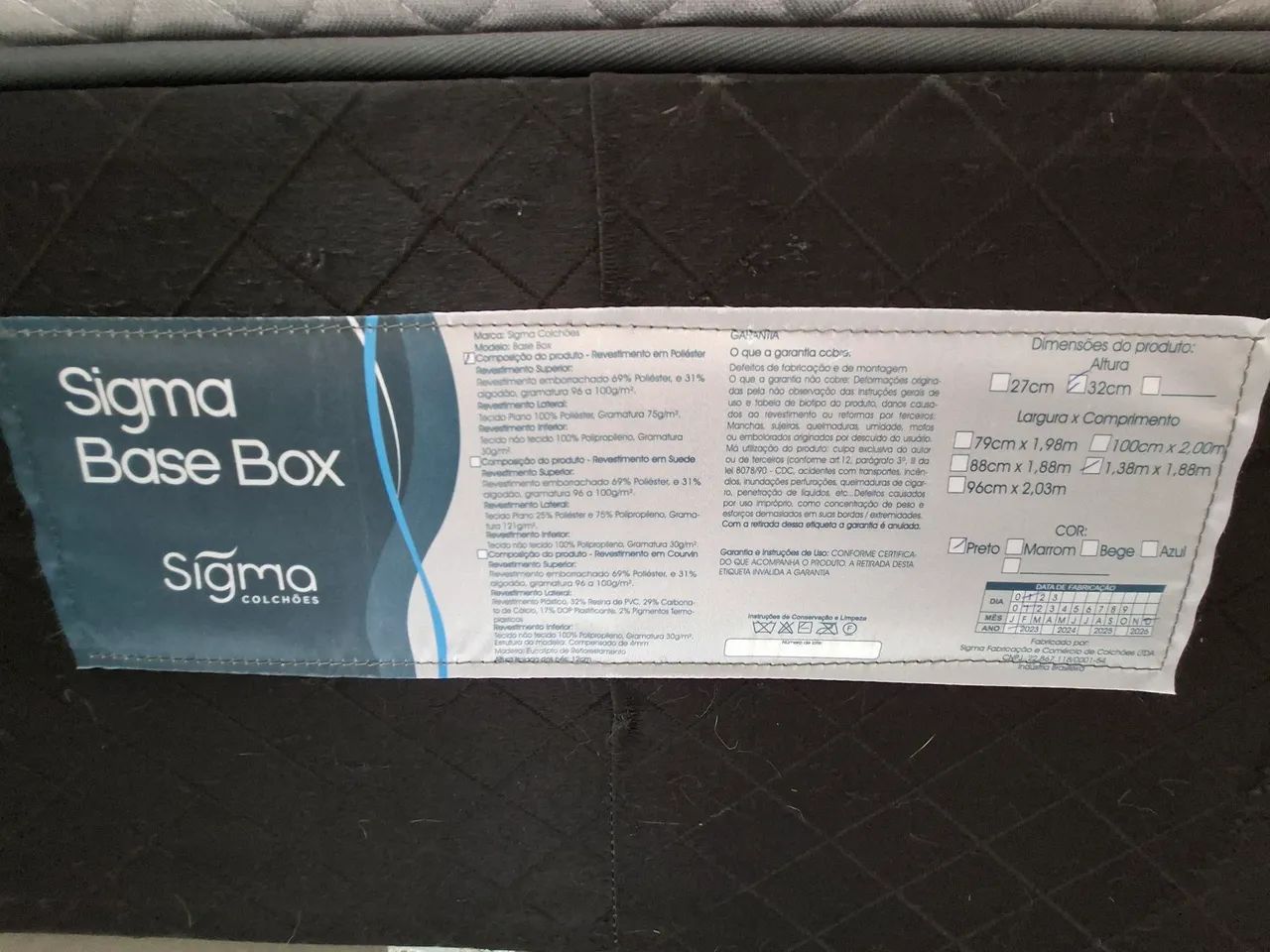 Cama box casal Espuma  - Foto 4