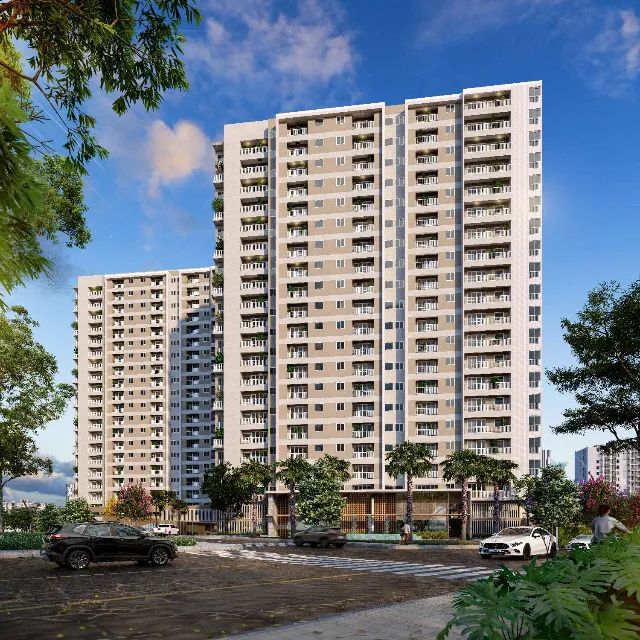 Apto com dois  suítes no bairro Fátima - 62m²