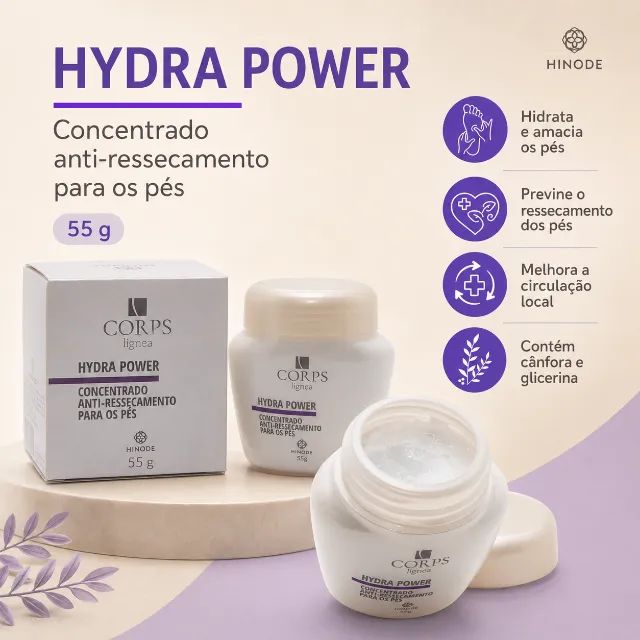 Hydra Power Hinode 55g Anti-Ressecamento para os Pés - Foto 4