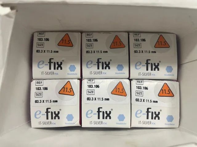 6 IMPLANTES TITANIUM FIX 03.3 X 11.5 MM - Foto 2