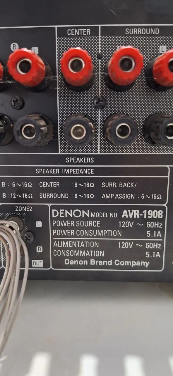 Recever DENON modelo AVR-1908  - Foto 3
