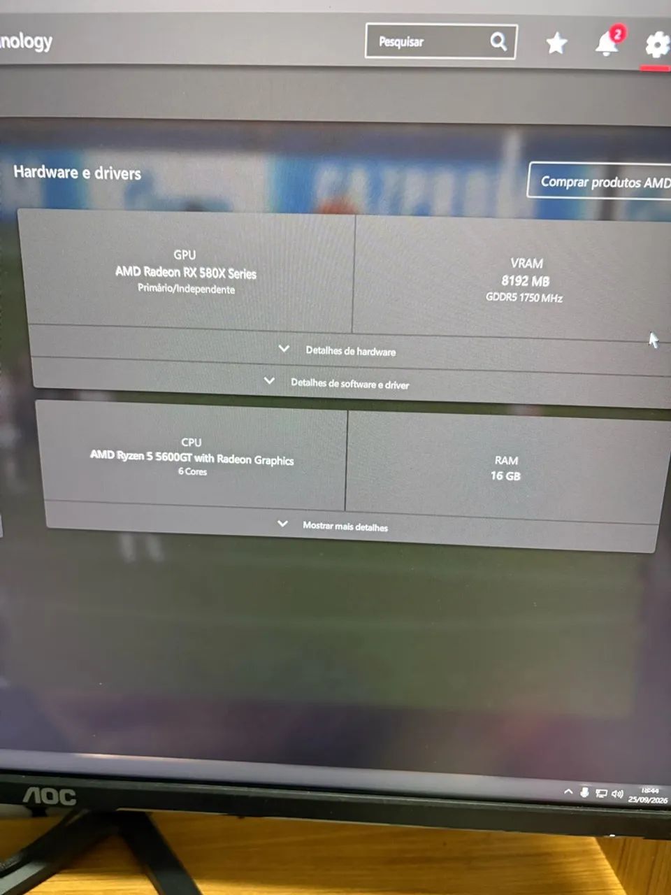 Computador Gamer, só a GPU preço pra sair hoje  - Foto 3