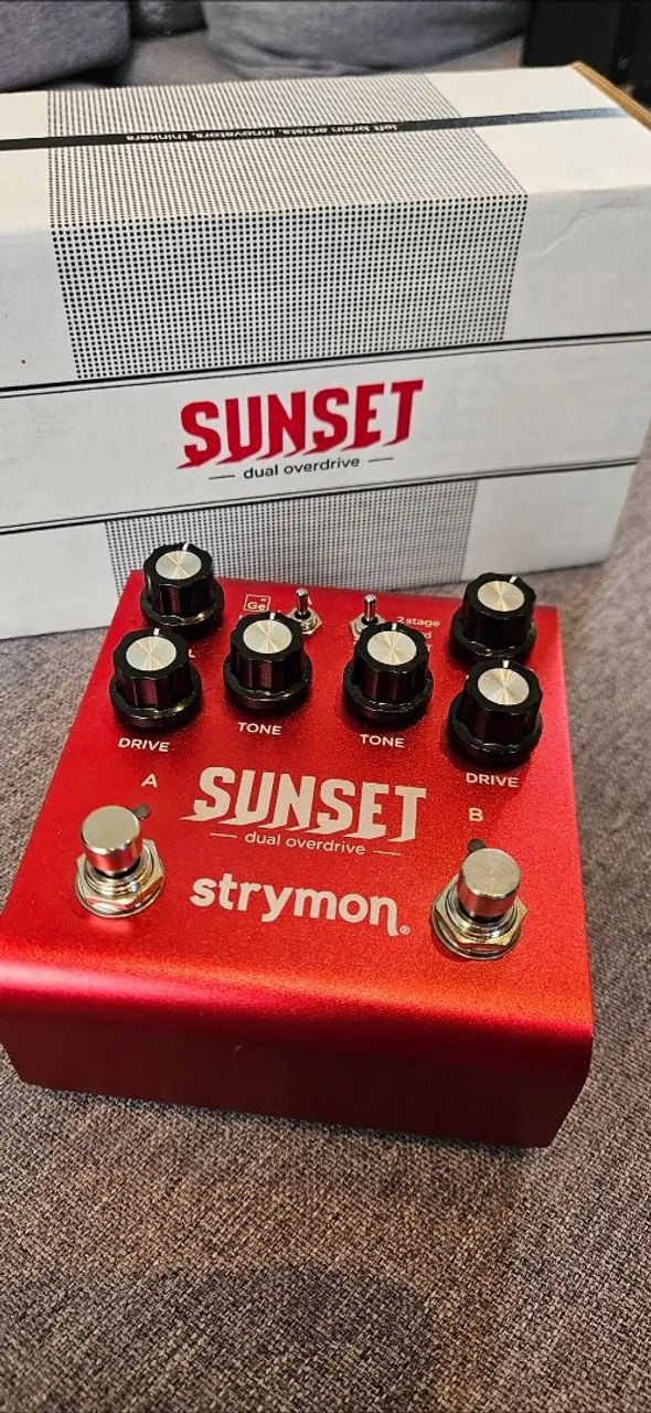 Pedal Strymon Sunset com caixa e em ótimo estado  - Foto 2