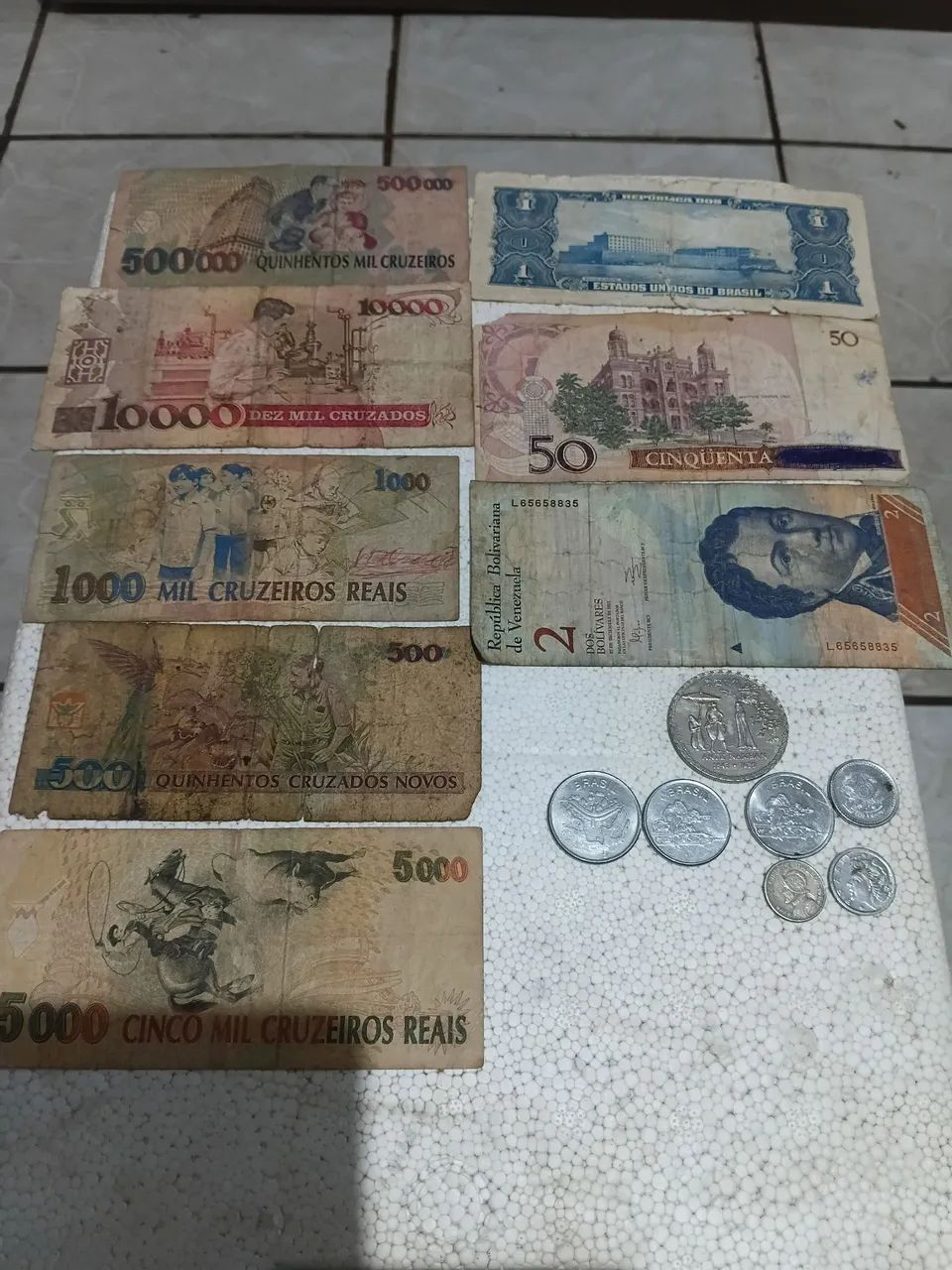 Moedas e notas antigas  - Foto 2