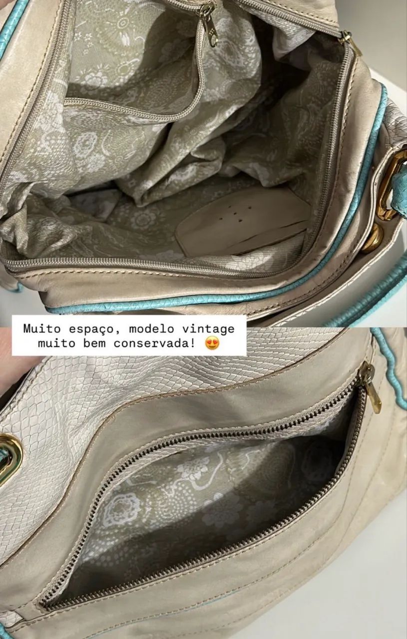 bolsa perfeita vintage de couro  - Foto 3