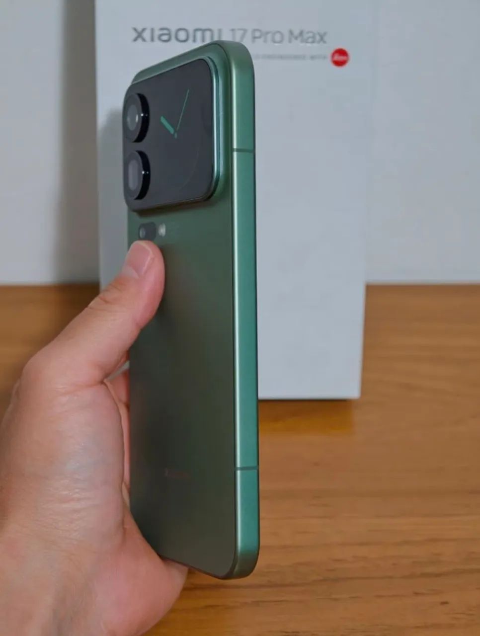 Xiaomi 17 Pro Max verde 512GB completo com Rom global  - Foto 3