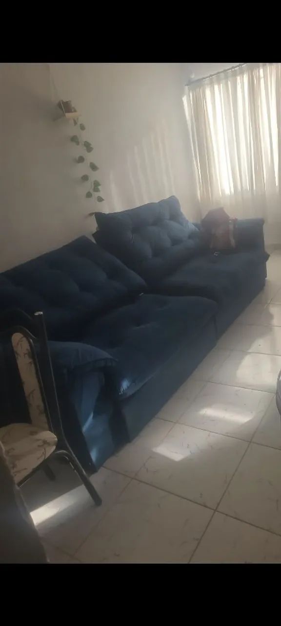 Sofá azul retrátil 2,90 - Foto 3