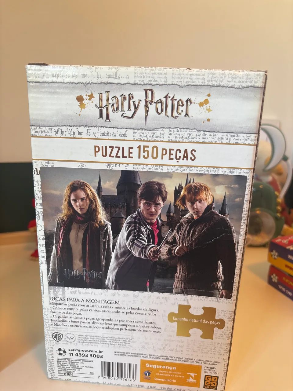 Kit dois quebra cabeças: 100 e 150 peças astronauta e harry potter - Foto 2