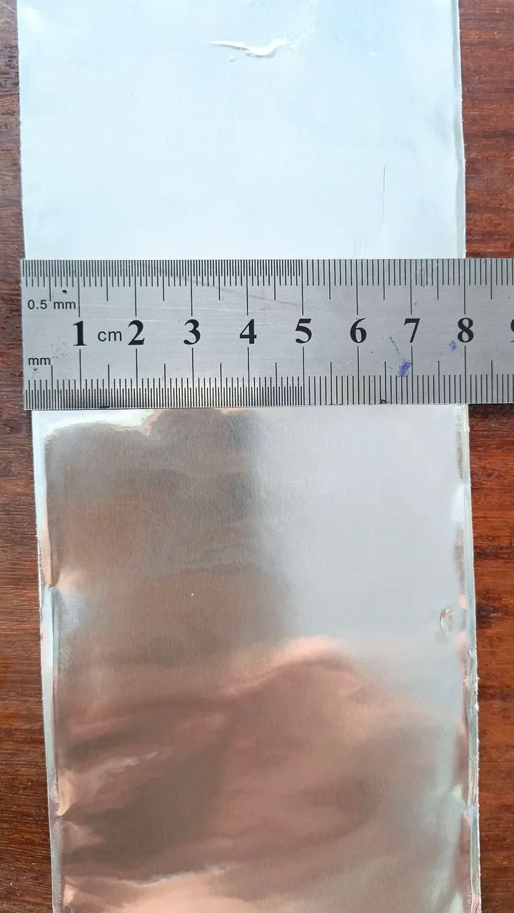 Fita de alumínio adesiva para blindagem com 8 cm de largura