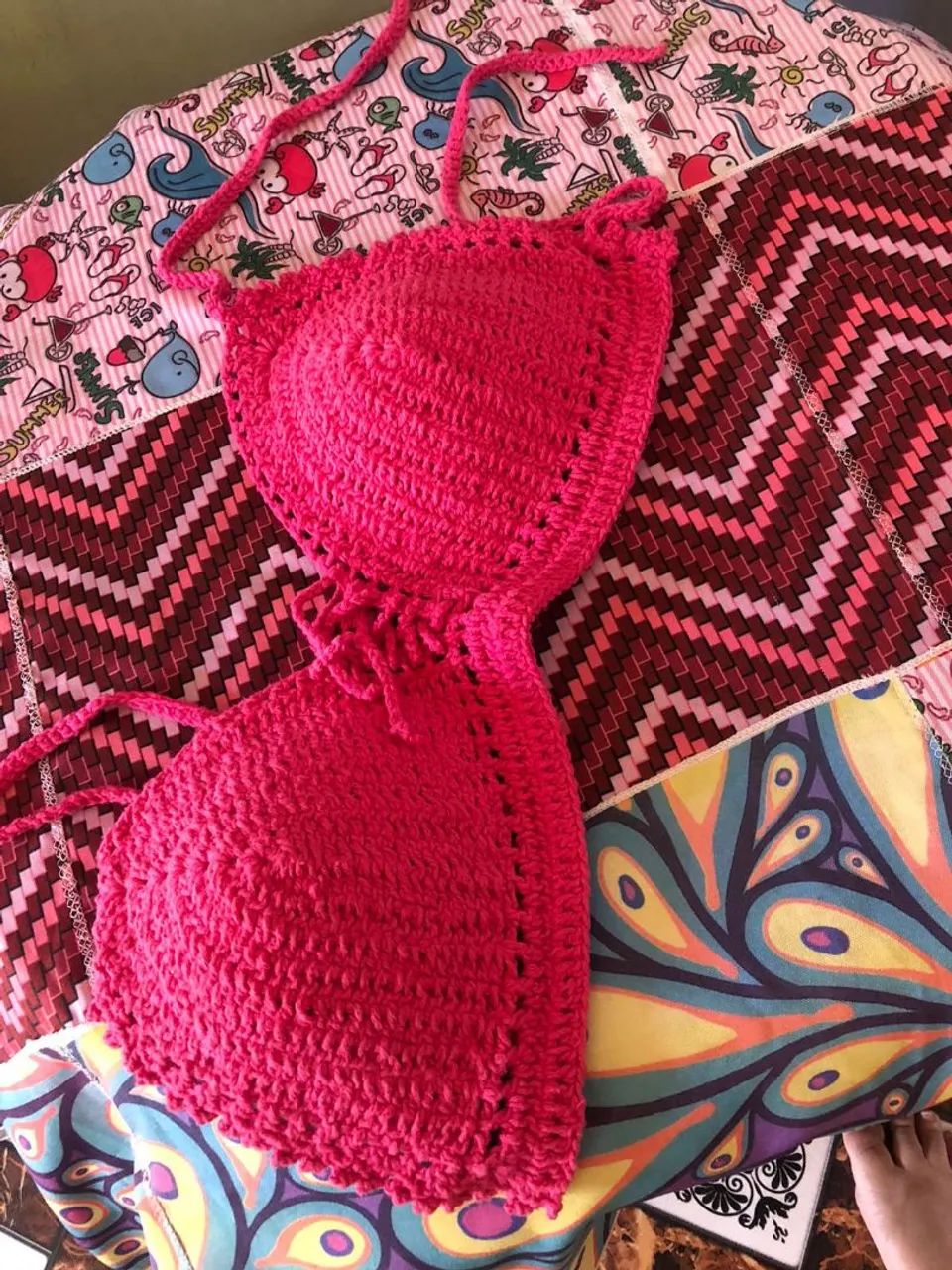 Roupas de crochê moda praia  - Foto 3